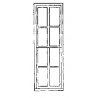 Windows for Masonry Buildings w/Sliding Lower Sash -- 2`-5` x 7`-6`, O, Grandt Line Products Inc 3730