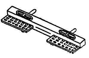 Pilot -- Beam w/Footboards pkg(2), HO, Details West 192