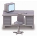 Office Set, HO, Busch Gmbh & Co Kg 5402