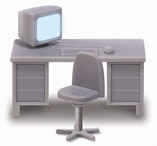 Office Set, HO, Busch Gmbh & Co Kg 5402