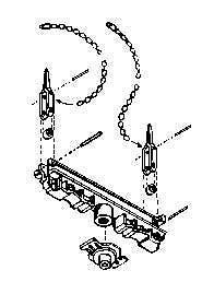 102-bab Log Bunk Skeleton Kit -- Unpainted, HO, Kadee Quality Products 112