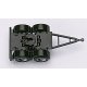 Truck Accessories -- Converter Dolly - 2-Axle Fifth Wheel Platorm pkg(4), HO, Herpa Models 51453