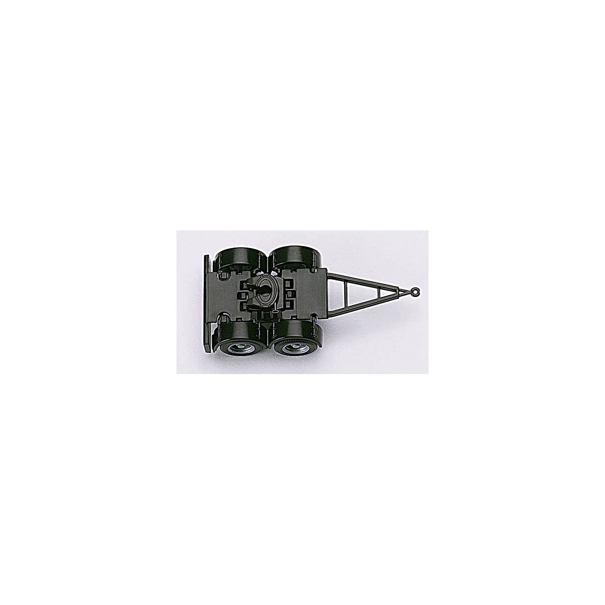 Truck Accessories -- Converter Dolly - 2-Axle Fifth Wheel Platorm pkg(4), HO, Herpa Models 51453