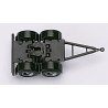 Truck Accessories -- Converter Dolly - 2-Axle Fifth Wheel Platorm pkg(4), HO, Herpa Models 51453