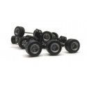 Goldhofer Trailer Wheelsets -- pkg(12), HO, Herpa Models 5493