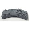 Food Service Counter - 3-D Printed Kit, O, Phoenix Precision Models 33545