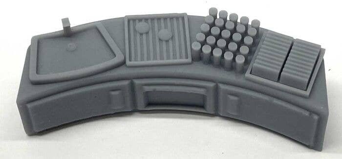 Food Service Counter - 3-D Printed Kit, O, Phoenix Precision Models 33545