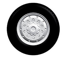 Truck Accessories - All-Terrain -- Front Axle - Type 1 pkg(8), HO, Herpa Models 52931