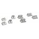 Bridge Shoes -- Assorted pkg(16), HO, Micro Engineering 80035