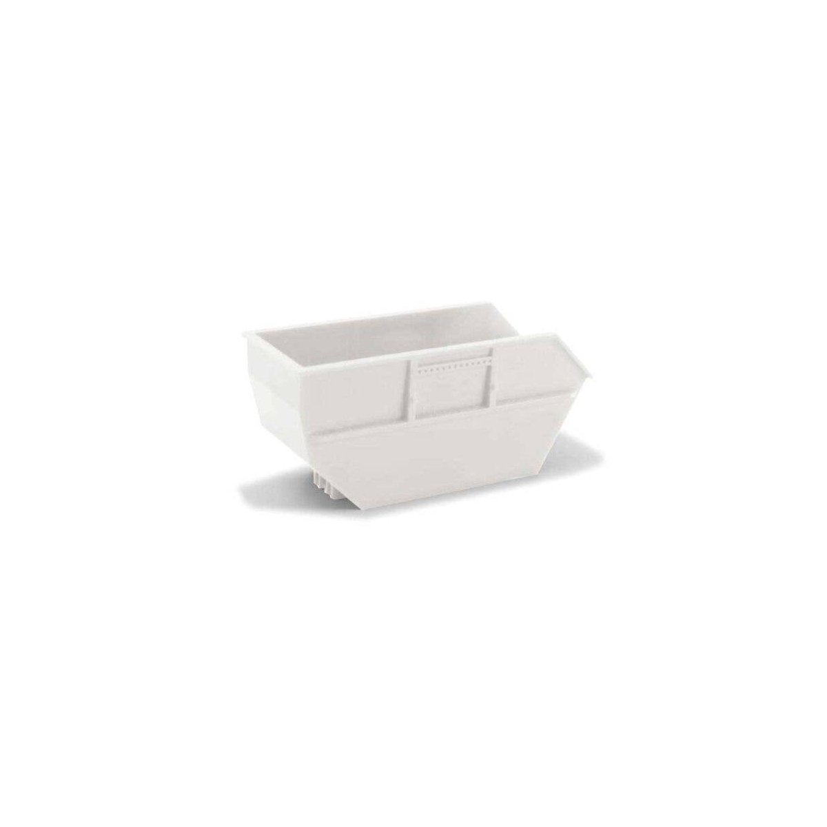 Skip Tray For Ak16, 15 CBM Skiploader -- White pkg(2), HO, Herpa Models 54607