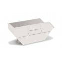Skip Tray For Ak16, 7 CBM Skiploader -- White pkg(2), HO, Herpa Models 54652