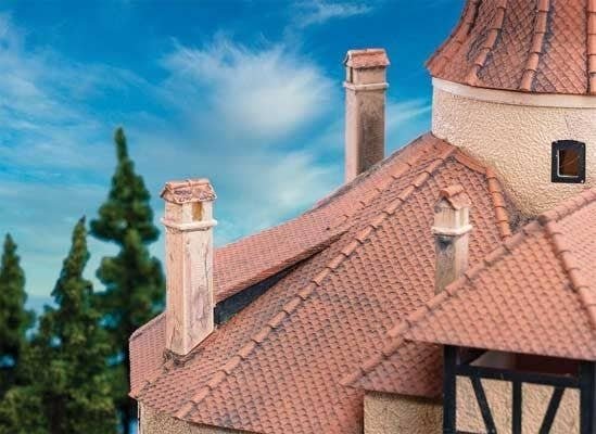 Chimneys -- pkg(4), HO, Faller Gmbh 180858