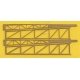 Parts for Construction Equipment -- Etched Brass Crane Boom pkg(2), N, Railway Express Miniatures 2010