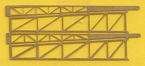 Parts for Construction Equipment -- Etched Brass Crane Boom pkg(2), N, Railway Express Miniatures 2010