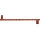 40′ Morton-Style Running Boards -- Red Oxide 1 Pair, HO, Kadee Quality Products 2005
