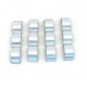 3-Axle Fenders for Trailers/Trucks -- Silver pkg(4), HO, Herpa Models 5528