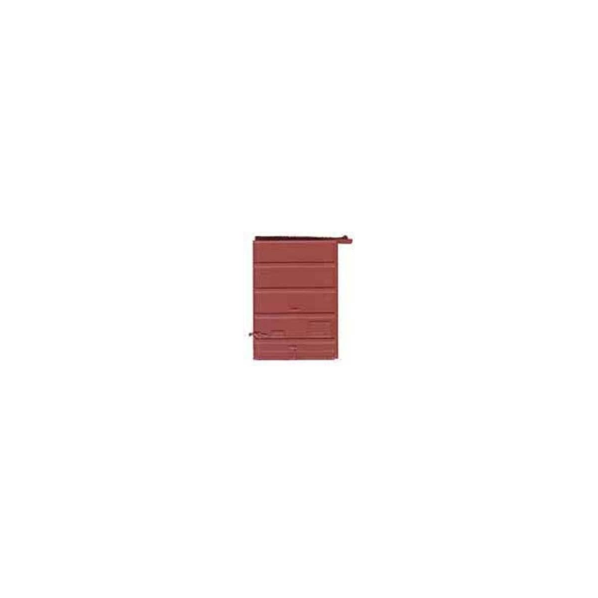 7′ Five-Panel Boxcar Door w/Low Tack Board pkg(2) -- Red Oxide, HO, Kadee Quality Products 2240