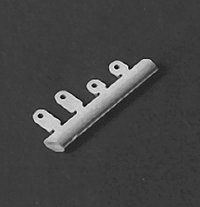 Lift Rings -- Tabs - Roof & Side Hood Mount pkg(16), HO, Detail Associates 1104