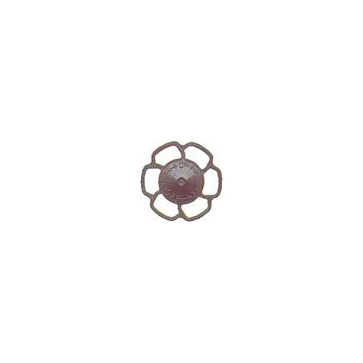 Champion Peacock Type Brake Wheels pkg(8) -- Dark Boxcar Red, HO, Kadee Quality Products 2024