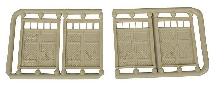 Freight Door w/Transom, HO, Northeastern Scale Lumber 95026