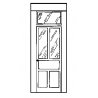 Entry Doors -- With Transom pkg(4), HO, Alexander Scale 2404