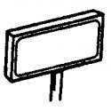 Diesel Numberboards (Brass Castings) pkg(2) -- 3 Character, HO, Cal Scale 397