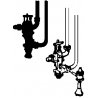 Steam Loco Injectors (Brass Casting) -- Nathan Nonlifting Type, HO, Cal Scale 262
