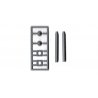 Straight Vent Kit -- 16` Scale Diameter, 12` Scale Long (unpainted) Matches 293-8292, HO, Tichy Train Group 8293