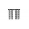 Brakewheels pkg(16) -- Unpainted Styrene, N, Tichy Train Group 2800