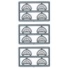 Masonry Windows - pkg(8) -- 13 Pane Half Round (Use Over 8036, 8133) 60 x 30` (.675 x .34` Open, HO, Tichy Train Group 8128