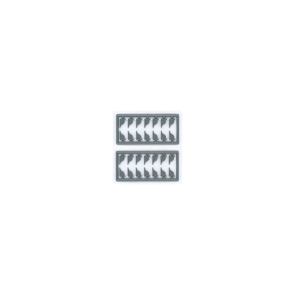 Double `S` Corbels pkg(28) -- With Top Detailing, HO, Tichy Train Group 8129