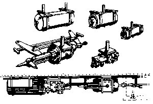Brake Set -- Westinghouse `UC` Air System for all Standard Steel Passenger Cars, HO, Cal Scale 300