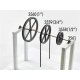 6′ Diameter Sheave-Pillow Blocks -- 2 Sheaves, 4 Pillow Blocks, S, Tichy Train Group 3560