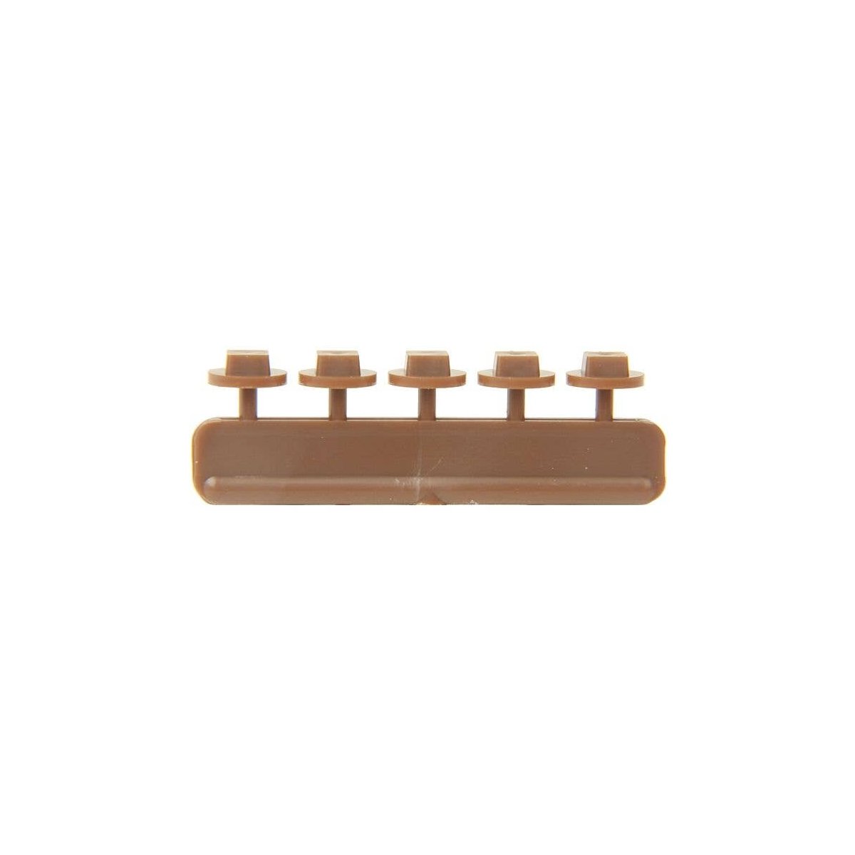Nut, Bolt & Washer Detail -- 10` Square Bolt w/20` Washer, Styrene, Rust Color, pkg(40), HO, Tichy Train Group 8275