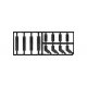 Truss Pin Plates -- 4 Pieces Each of 3 Different Styles, HO, Tichy Train Group 8277