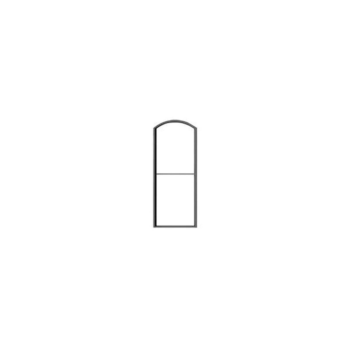 1 Over 1 Arched-Top Masonry Window with Precut Glazing -- 34 x 90′ pkg(6), O, Tichy Train Group 2086