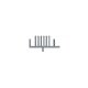 8′ Stove Chimney Pipe -- pkg(18), HO, Tichy Train Group 8326