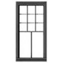 Rio Grande Southern Station - 9 Over 2 Double-Hung Window -- 37 x 72` Scale, .45 x .895` Openin, HO, Tichy Train Group 8302