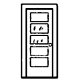 Doors -- With Two-Pane Window pkg(4), N, Alexander Scale 2498