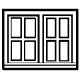 Window pkg(4) -- Double, N, Alexander Scale 2599