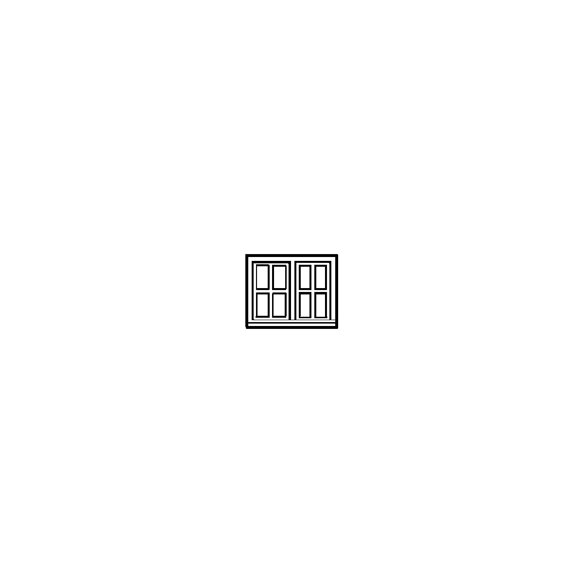 Window pkg(4) -- Double, N, Alexander Scale 2599