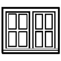 Window pkg(4) -- Double, N, Alexander Scale 2599