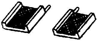 Steam Loco Boiler Steps (Unpainted Brass Castings pkg(2), HO, Cal Scale 377