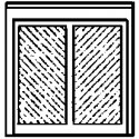 Doors -- Freight pkg(4), N, Alexander Scale 2499