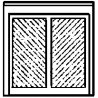 Doors -- Freight pkg(4), N, Alexander Scale 2499