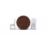 Rounded Wooden Chairs -- Unpainted pkg(2), HO, All Scale Miniatures 8711016