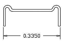 Grab Irons (.012′ Wire) -- Ladder Grabs pkg(12), HO, Cal Scale 511