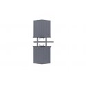 Wood Reefer Ends -- 8`8` Wide for 8`4` Tall Car Sides, HO, Tichy Train Group 3086