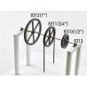Pillow Blocks -- pkg(32), HO, Tichy Train Group 8313