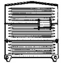 Boxcar Ends -- Youngstown - For USRA Double Sheath Cars 1 Pair, HO, Tichy Train Group 3001
